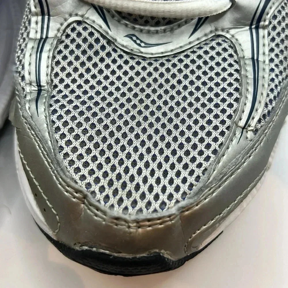 Saucony Cohesion‎ 9 women’s silver blue running shoes sneakers Sz 10 comfort run